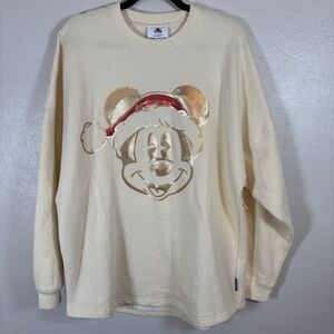 NEW Disney Parks 2022 Walt Disney World Sequined Holiday Spirit Jersey Adult XL